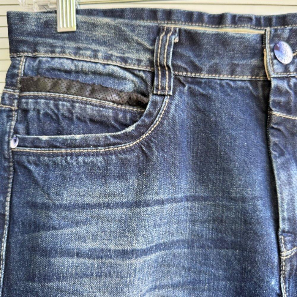 Killer Jeans Mens Jeans Size 36x29 Straight Leg Blue Denim Dark Wash Careless - Picture 12 of 16
